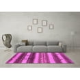 thumbnail image 3 of Ahgly Company Indoor Square Southwestern Pink Country Area Rugs, 8' Square, 3 of 4