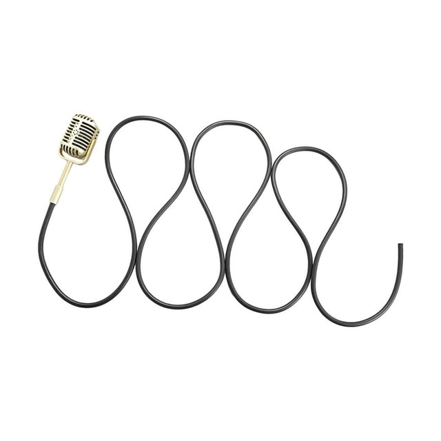 Juguete Para Juego De Imitación Multiusos, Accesorio De Micrófono Colgante Retro, Juego De Rol