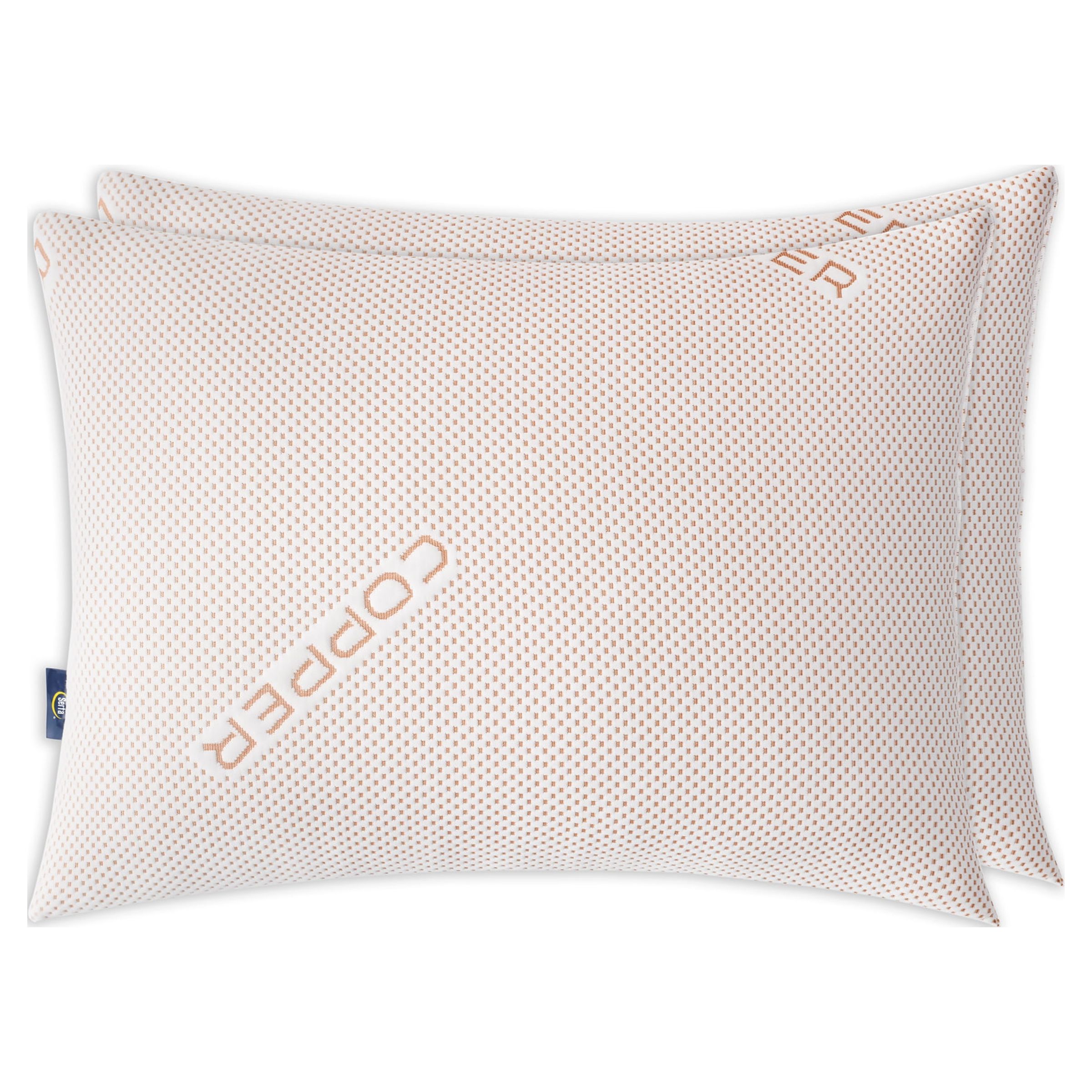 Sertapedic Copperloft Bed Pillow, Standard/Queen, 2-Pack photo 2