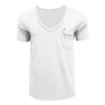 thumbnail image 3 of YFNNUP Men Short Sleeve Tops U Neck Casual T-Shirts Classic Short Sleeve Tees Crewneck Solid Tee Shirts, 3 of 8