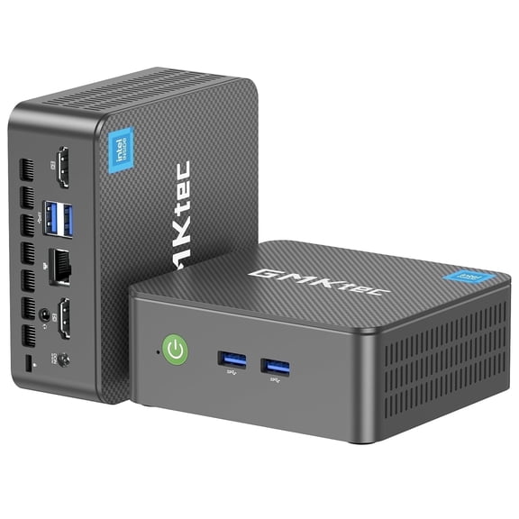 GMKtec Mini PC, 16GB RAM 1TB SSD, Intel N150 (up to 3.6GHz), Windows 11 Pro Desktop Computer , Dual HDMI 2.0, 4x USB3.2, WiFi 6/BT5.2, Nucbox G3 Plus