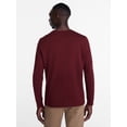 thumbnail image 3 of George Men's and Big Men's Cotton Crewneck Tee with Long Sleeves, Sizes XS-3XL, Big 2XB-6XB & Tall MT-4XLT, 3 of 5