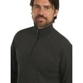thumbnail image 3 of Chaps Men's & Big Men's Camden Quarter Zip Knit Sweater, Sizes S-2XL, 3 of 8