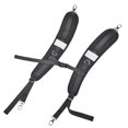 thumbnail image 1 of Adjustable padded replacement backpack straps for waterproof backpack - black, for adults, 1 of 1