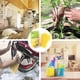 thumbnail image 3 of 10 Pack Simple and Short Hands Reusable Gloves, NonSlip Rubber Gloves Large Size, 3 of 4