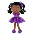 thumbnail image 3 of Gloveleya Soft Dolls Plush Figure Brown Skin Glitter Rose Red Dress Baby Doll Gift 12inches, 3 of 10