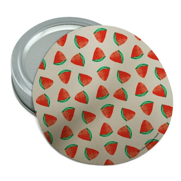 Watermelon Slices Summer Pattern Round Rubber Non-Slip Jar Gripper Lid Opener