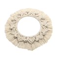 thumbnail image 2 of Macramé Tejido para Colgar en Pared Sunnimix Tapiz Redondo Algodón, 2 of 8