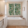thumbnail image 3 of Curtains 63 Inch Length 2 Panels, St Patrick's Day Grommets Window Treatment Curtain, Lucky Shamrocks Farmhouse Retro Check Thermal Curtains Drapes for Living Room/Bathroom, 3 of 9