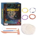 thumbnail image 1 of Gemstone Bracelet Making Kit Gem Digging Charm Bracelet Making Kit Mining Science STEM Learning Gemstones and Crystals DIY Craft for Girls, 1 of 8