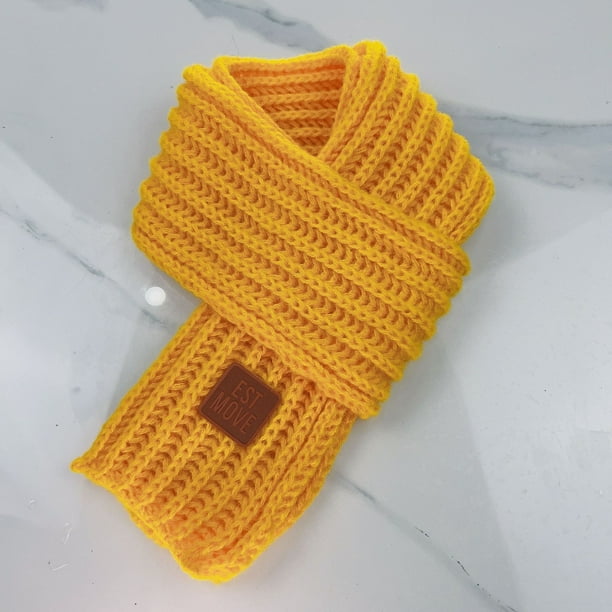 9 Colors Kids Scarf Boys Baby Winter Warm Scarf Knit Shawl Scarf Children Neck Collar Keep Warm Accessories