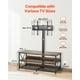 thumbnail image 3 of Soporte para TV VEVOR de 48" con soporte para televisores de hasta 75", centro de entretenimiento con toma de corriente, consola de TV de altura ajustable con soporte y gabinetes de, 3 of 9