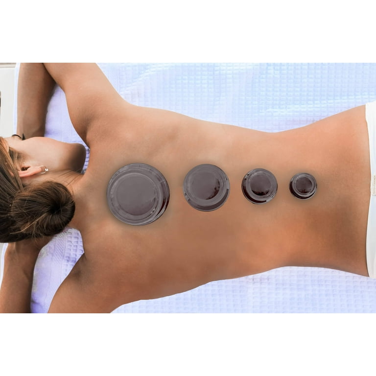 LURE Essentials Edge Cupping Set – Ultra Onyx Silicone Cupping Therapy Set  for Cellulite Reduction and Myofascial Release - Massage Therapists and