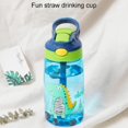 thumbnail image 5 of BOLLSLEY 16OZ Kids Water Bottle with Straw, Carrying Loop and Easy Push Button, BPA-free for School and Sports, Children's Water Bottle, 5 of 8