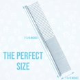 thumbnail image 4 of The Doodle Brush Dog Combs for Grooming - Metal Dog Comb For Dog, Poodle Comb, Doodle Dog Grooming Comb - Metal Comb For Dog Great for Poodles, Labradoodle, Cockapoo & Goldendoodle - Finishing Combs, 4 of 5
