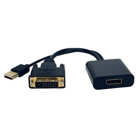 DVI to DisplayPort Active Video Converter - Black
