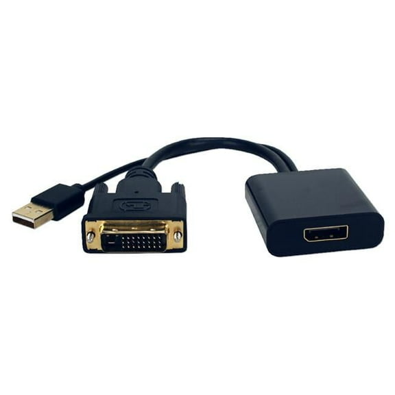 DVI to DisplayPort Active Video Converter - Black