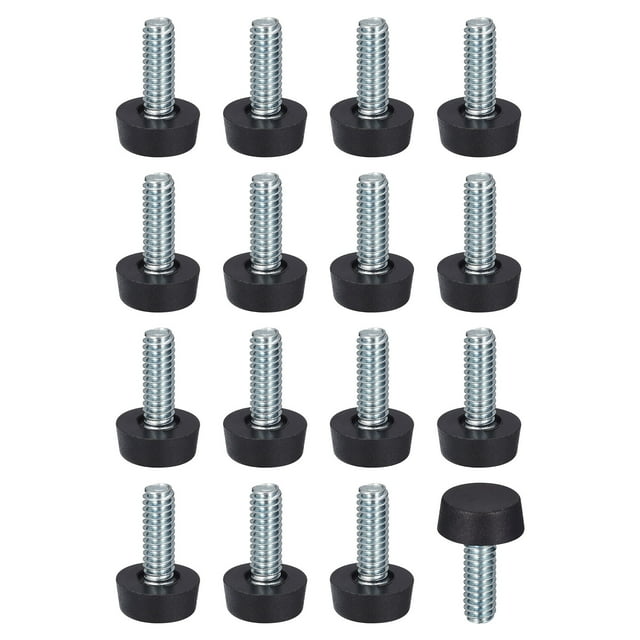 Patas de Muebles Ajustables, Tornillo de Nivelación para Muebles en Hilo para Mesa, Sillas, Sofá, Armario 24