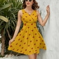 thumbnail image 3 of Mrs Fox's Dress Summer Street Style Dresses Female Sleeveless Printed Sundress, 3 of 7