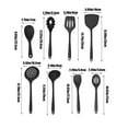thumbnail image 3 of Summercome Silicone Cooking Utensil Set of 8, Kitchen Nonstick Tools Turner Spoon Spatula Ladle Pasta Server for Nonstick Cookware, Healthy & One-Piece, Anti-Heat & Dishwasher Safe, 3 of 6