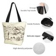 thumbnail image 4 of Fotbe Wild West Desert With Cowboys Bolsa de Playa con Estampado, Bolsa de Hombro, Bolsa de Mano Espaciosa, Bolsa de Viaje Ligera, Bolsa de Compras Versátil, 4 of 6