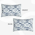 thumbnail image 2 of Daiia Blue Fish Bedding Waterproof Pillow Protector Zippered Queen – Bed Bug Proof Pillow Encasement-20"x30", 2 of 6