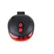 thumbnail image 3 of Modos de ciclismo para bicicleta Luces rojas a prueba de agua con 2 rayos láser Luz trasera para bicicleta Luz de advertencia de seguridad Luz trasera para bicicleta Lámpara trasera, 3 of 5