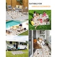 thumbnail image 5 of Outdoor Rug 6x9 ft Cartoon Coffee Waterproof Outdoor Patio Rug Mat Non Slip Outside Area Rugs Carpet for RV,Camping,Porch,Deck,Pool,Balconybackyard,Gift for Coffee Lover, 5 of 9