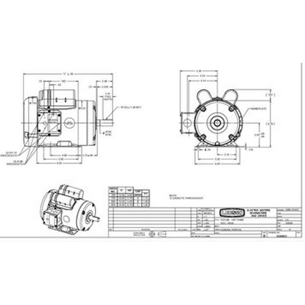 3 Hp 3450 Rpm 145t Frame Tefc 230v Leeson Electric Motor 120341 Com 3 Hp 3450 Rpm 145t Frame Tefc 230v, Leeson Motor Wiring Schematic