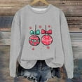 thumbnail image 2 of HAiming Chemise de Noël Garçons Filles Manches Longues Col Rond Chandail Xmas Vêtements Imprimés Mignons, 2 of 3
