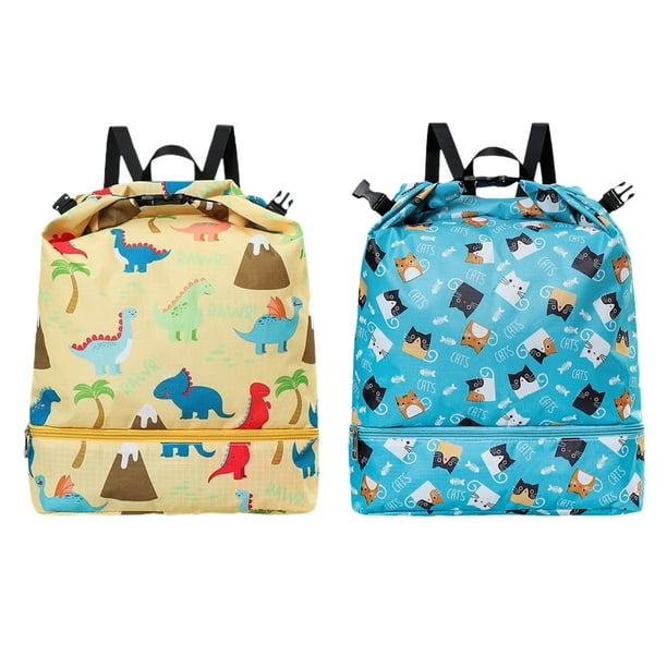 Sac de natation pour enfants, sac à dos de sport humide et sec, sac