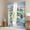 Blue Grey Green, variant on Erosebridal Happy Camping Curtains for Living Room,Rustic Cabin Blackout Curtains Set of 2 (38x45),Adventure Camper Curtains and Drapes (38x45),Lodge Room Decor