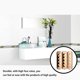 thumbnail image 3 of Ounissouiy Dispensador de espuma sin perforaciones para baño colgante montado en la pared, a mano, botella dispensadora de espuma sin clavos, Suministros de limpieza para el hogar Blanco Ounissouiy HA065909-02B, 3 of 6