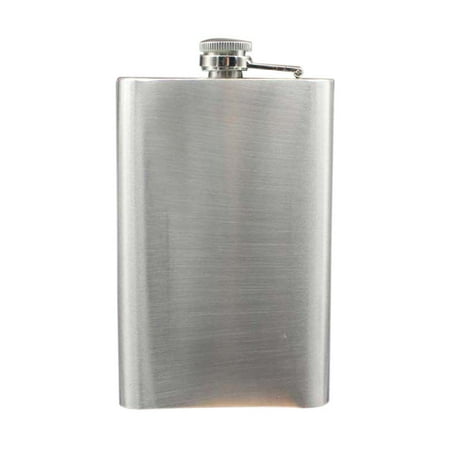 

Plastic Lid Stainless Steel Hip Flask Flagon Portable Wine Whisky Pot Bottle Drinkware for Drinker