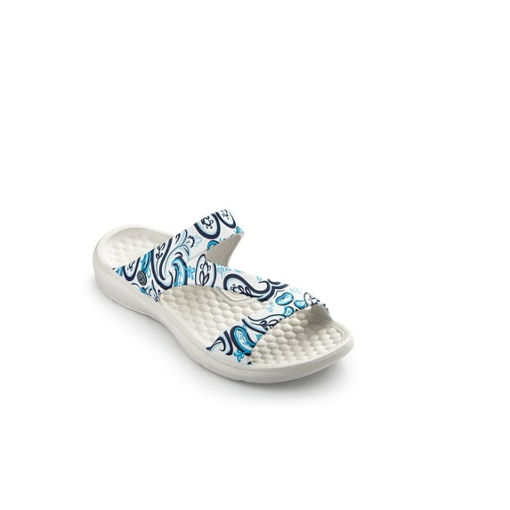 Joybees Everyday Sandal - Graphics and Metallics - Women's Slip-on Arch Support Sandal for Daily Wear