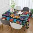thumbnail image 2 of Yayeee Tablecloths 54" x 72" Rectangle Wrinkle Resistant Party Table Cover, Abstract Eagle, 2 of 8