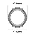 thumbnail image 2 of Funda transparente para reloj inteligente para Huami Amazfit T-Rex PRO/T-Rex (naranja), 2 of 5