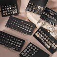 thumbnail image 1 of Conjunto de pendientes para mujer, aretes geométricos Retro coreanos, compatibles con pendientes de perlas de Metal pequeños de oro coreano, joyería de tendencia, 1 of 4