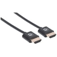 thumbnail image 3 of Cable de video ultradelgado Manhattan HDMI M - M de 1.8m. Manhattan 394369, 3 of 5
