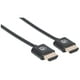 thumbnail image 3 of Cable de video ultradelgado Manhattan HDMI M - M de 1.8m. Manhattan 394369, 3 of 5