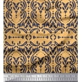 thumbnail image 1 of Soimoi Orange Rayon Fabric Moroccan Damask Decor Fabric Printed Yard 56 Inch Wide, 1 of 3