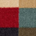 thumbnail image 5 of Ottomanson Non-Slip Rubberback Checkered 8.5" x 26" Indoor Stair Treads, 14 Pack, Multicolor, 5 of 11