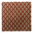 thumbnail image 4 of Bimba Red Floral Damask Pure Silk Printed Head Bandanas Summer Neck Wrap Scarf 40 x 40 Inches, 4 of 6