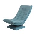thumbnail image 2 of Sillón plegable con forma , sofá individual con funda desmontable, sofá pequeño para apartamentos para adultos, sofá reclinable para espacios pequeños Azul, 2 of 8