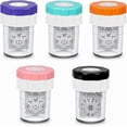 thumbnail image 1 of 5 Pcs Contact Lens Barrel Cases Contact Lens Cleaner Washer Manual Rotation Contact Lens Cleaning Container, 1 of 5