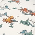 thumbnail image 4 of JumpOff Jo Large Foldable Kids Foam Play Mat, Padded Baby Floor Mat, 70 x 59 in - Octopus Treasure, 4 of 9