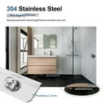 thumbnail image 5 of ZIHUI 24-Inch Linear Shower Drain with Tile Insert Grate, Professional Brushed 304 Stainless Steel Rectangle Shower Floor Drain Manufacturer,Floor Shower Drain with Shower Drain Base, 5 of 9