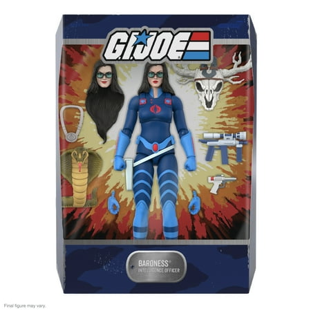 G.I. Joe Super7 Ultimates! Baroness (Dark Blue) 6-Inch Premium Action Figure
