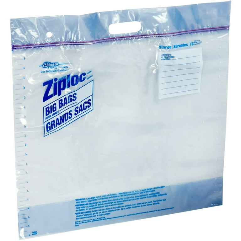 Ziploc XL HD Big Bag (4 Bags) Packaging may vary Ziploc XL HD Big Bag (4 Bags) Packaging may vary