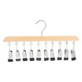 thumbnail image 5 of MUSEYA Socks Hangers Sock Drying Rack Natural Wood Color 1Set For Indoor Use, 5 of 8